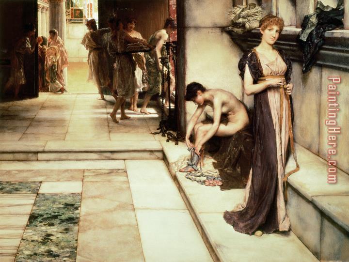 Sir Lawrence Alma-Tadema An Apodyterium